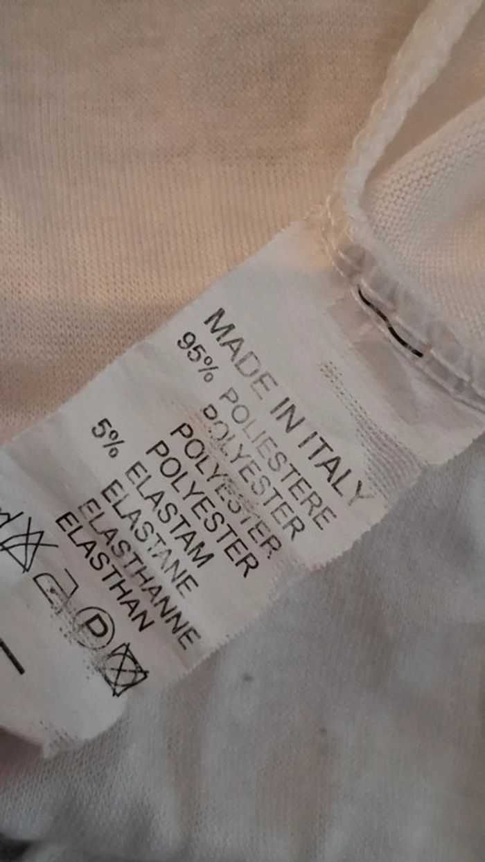 Robe crème fluide perles argentées - photo numéro 14