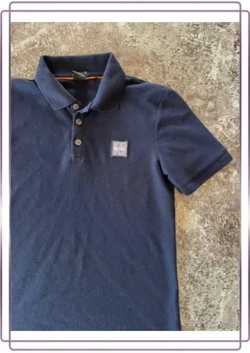 Polo bleu marine homme Hugo Boss taille XS Polo man Poloshirt uomo Polo hombre Polo Herren
