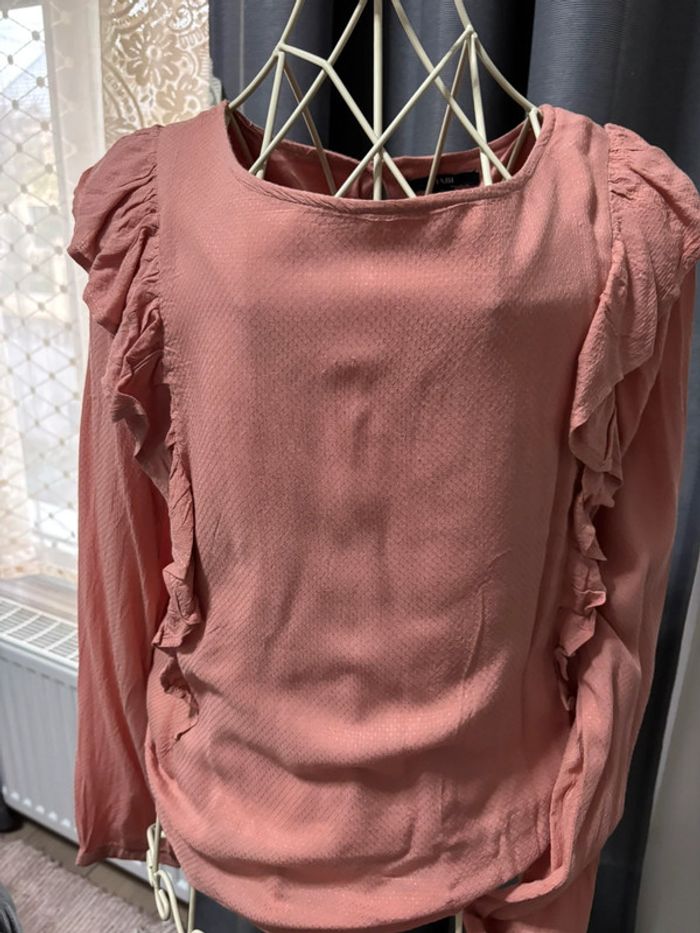 Blouse manches longues , à volants - photo numéro 4