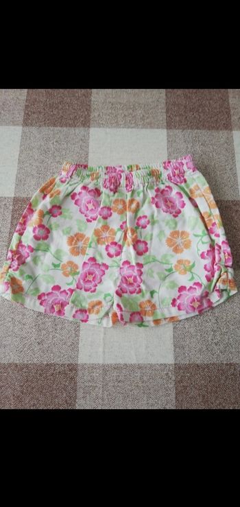 Short à fleurs 24 mois