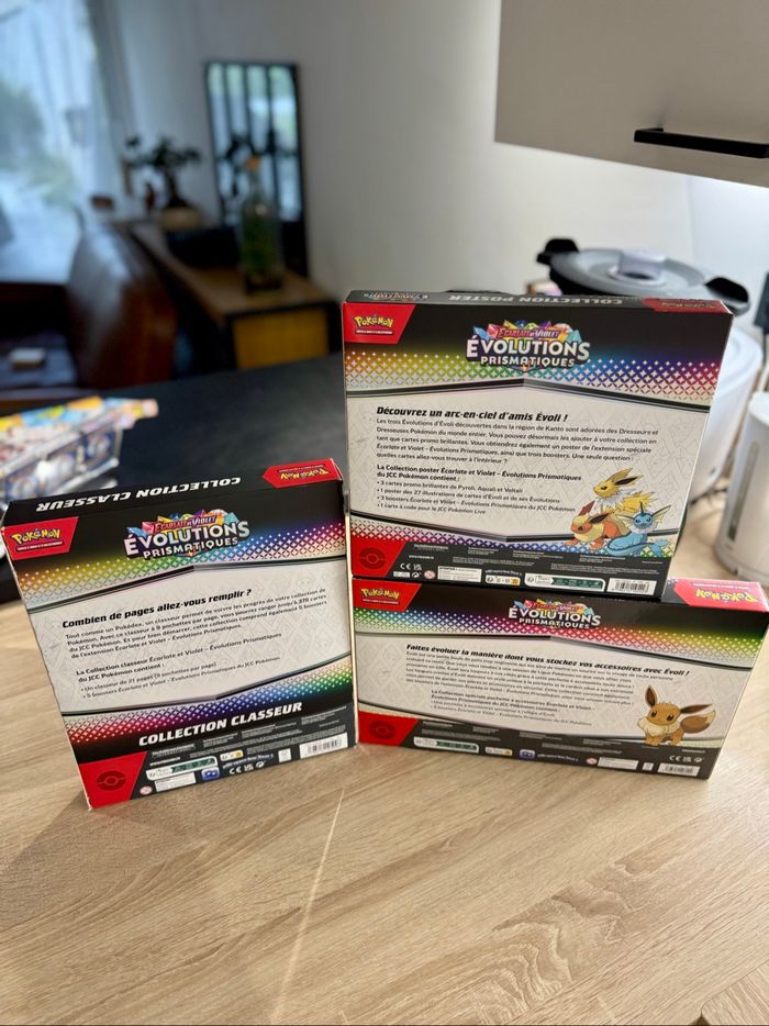 [NEUF] Lot de coffret Pokémon EV8.5, accessoires, poster, classeur - photo numéro 5