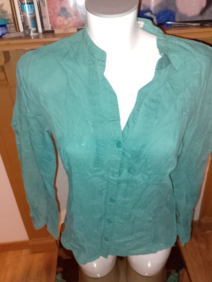 chemise vert t44