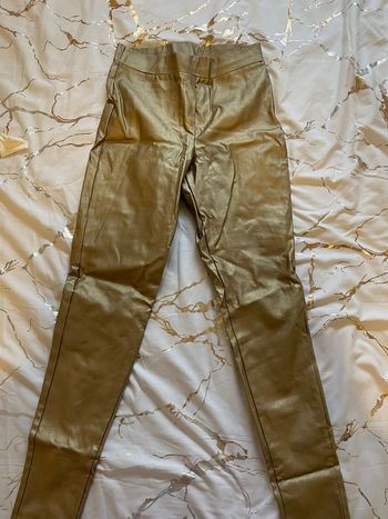 Pantalon slim effet cuir femme – taille 36