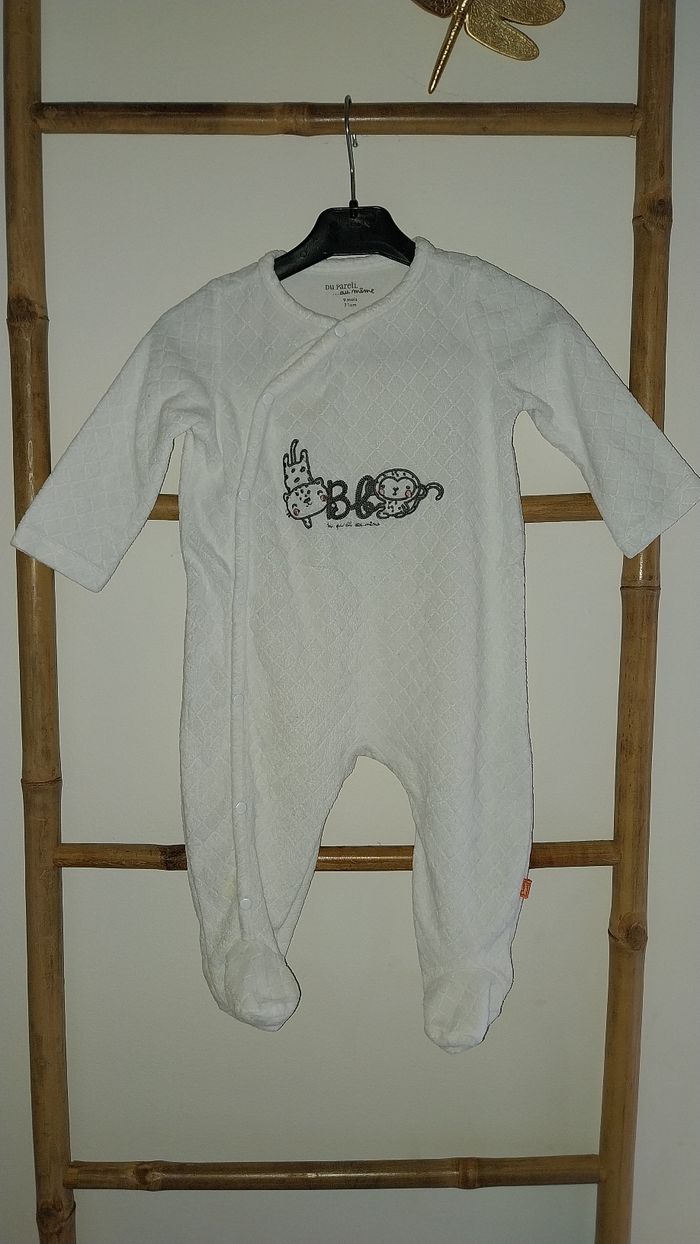Pyjama/ dorsbien/ Grenouillère État neuf Taille 9 mois Dpam - photo numéro 2