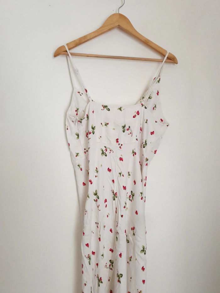 Robe longue motif fraises A1161 - photo numéro 4