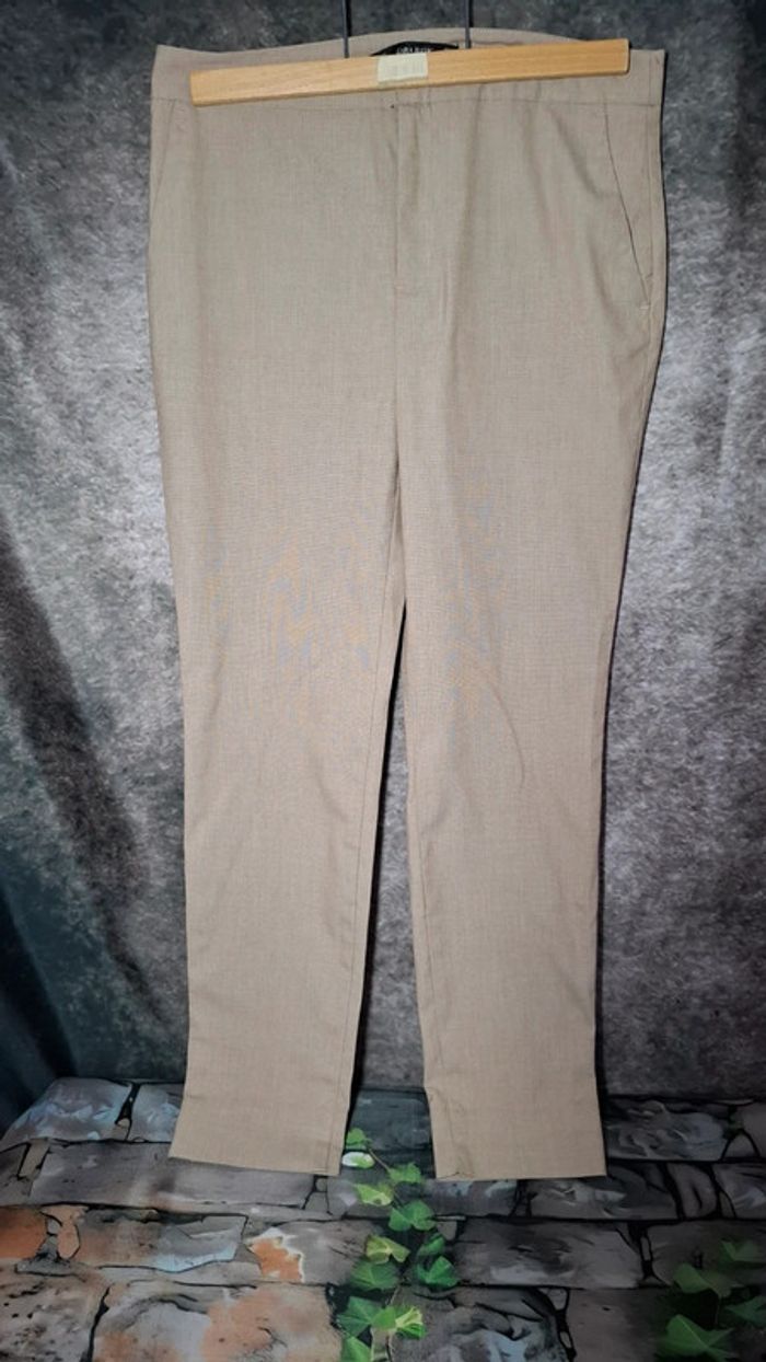 Pantalon beige Zara - photo numéro 2