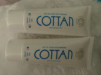 Lot de 2 laits  auto-bronzant Cottan