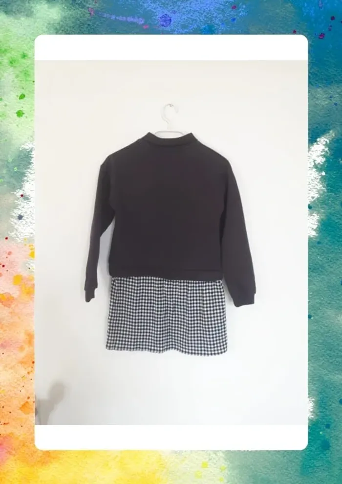 Robe sweat 2 en 1 imprimée - photo numéro 4