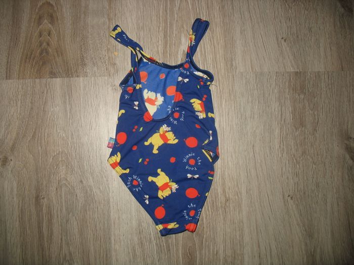 MAILLOT DE BAIN 1 PIÈCE MARINE WINNIE L'OURSON BÉBÉ FILLE "LEGRAND" - 12 MOIS - n°02 - photo numéro 2