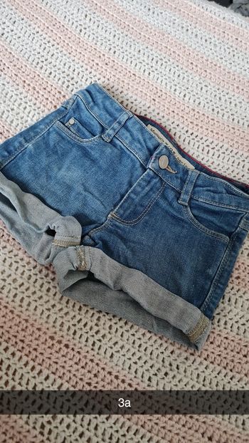 Short en jeans