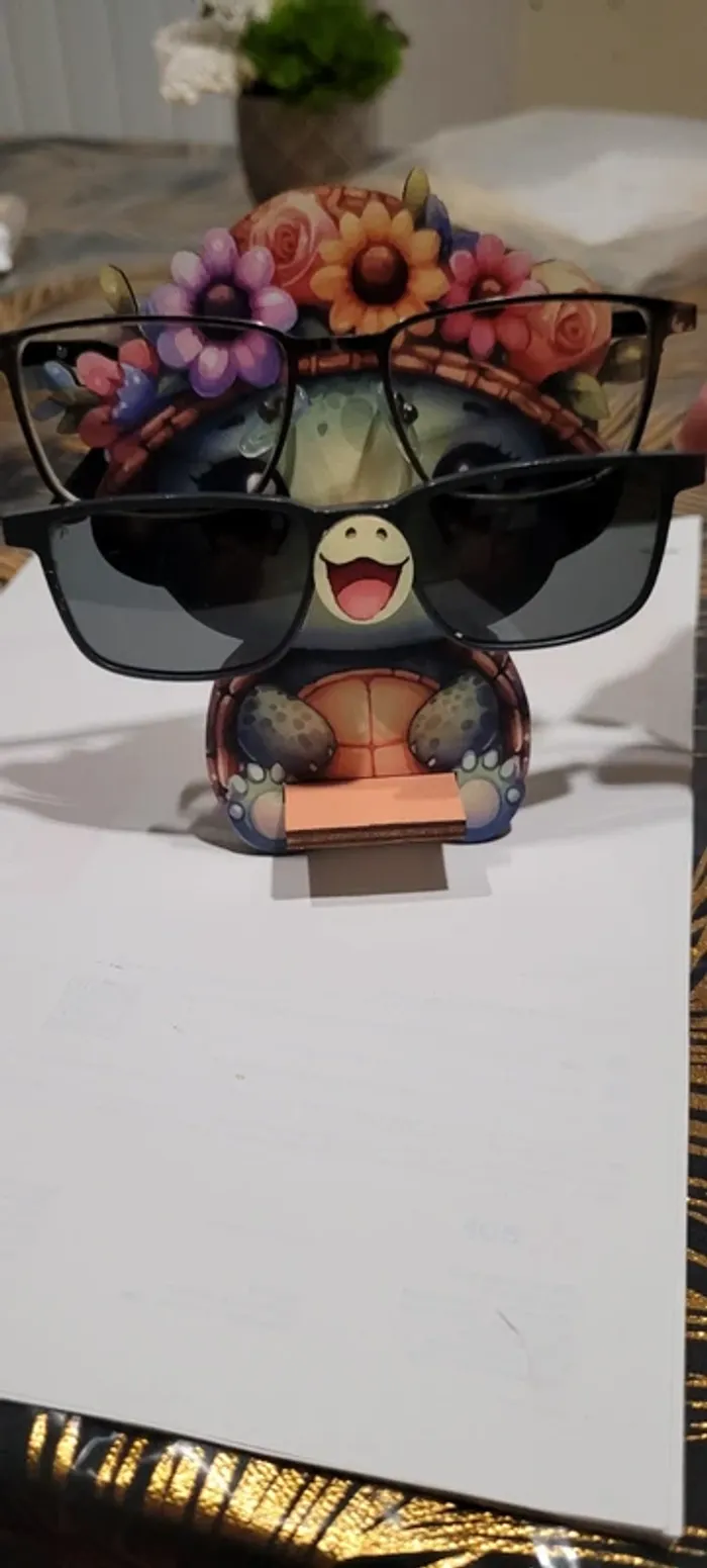 Repose lunettes tortue - photo numéro 5