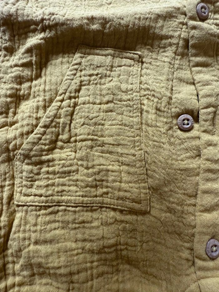 Combinaison en très bon état moutarde taille 12 mois - photo numéro 2