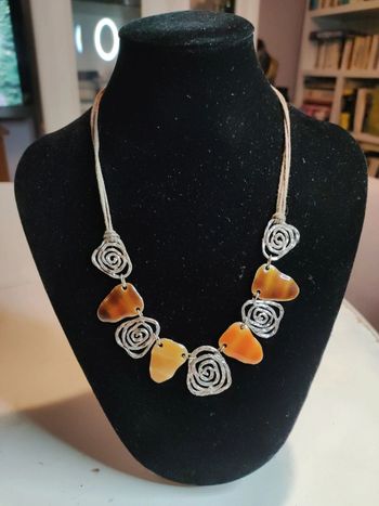 Collier email et argent