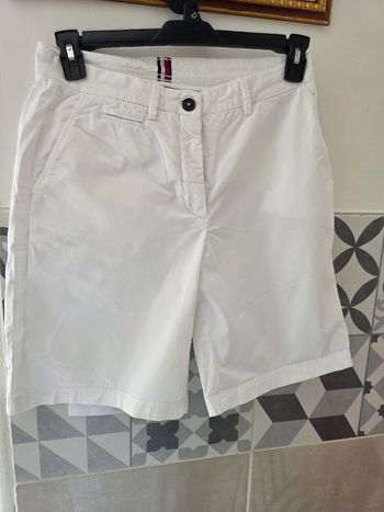 Short femme tommy hilfiger blanc taille m 