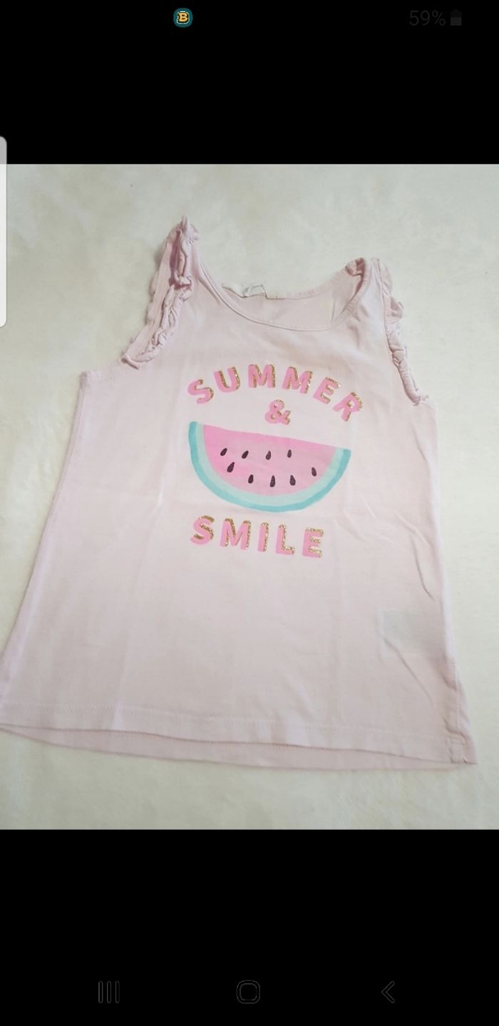 Débardeur fille taille 5 ans
