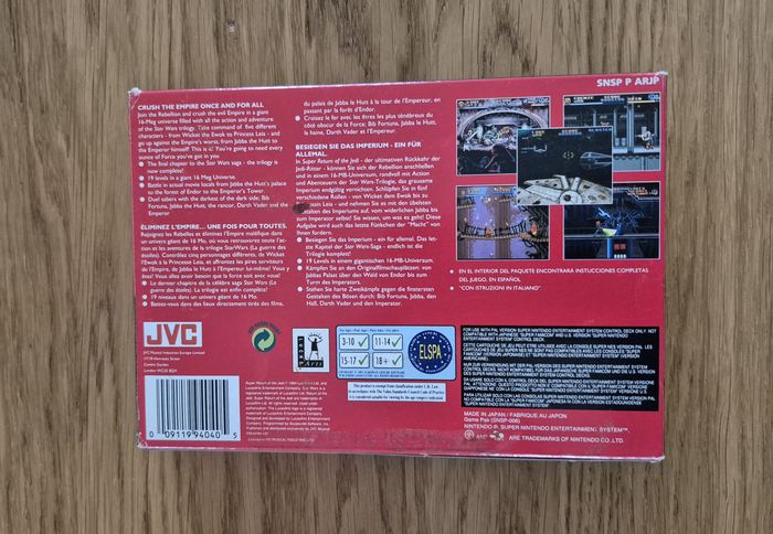 Jeu Super Star Wars Return Of The Jedi SNES Pal Eur - Fra / Super nintendo Rare - photo numéro 3