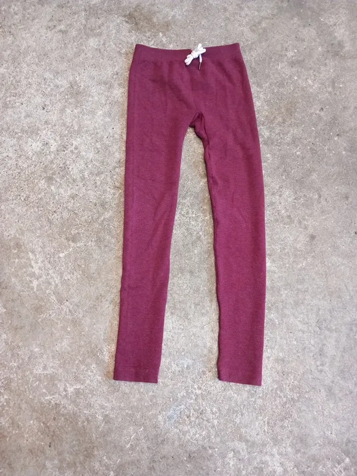 🩳pantalon legging elasthan T34 bordeaux