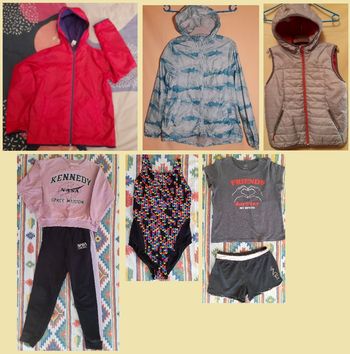 Lot vêtements de sport fille  12 ans