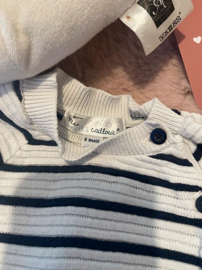 Ensemble pantalon et pull léger 6M - photo numéro 3
