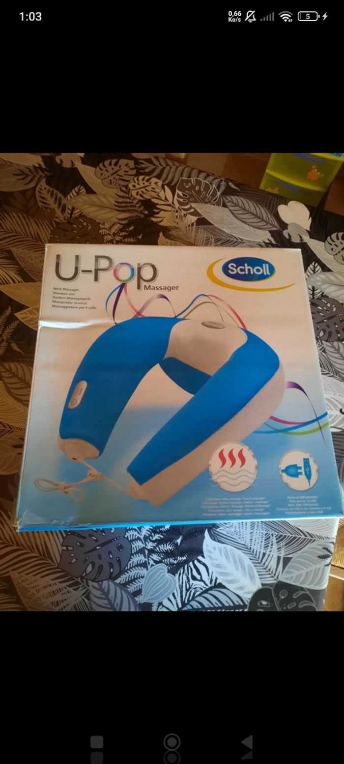 Coussin massage nuque.