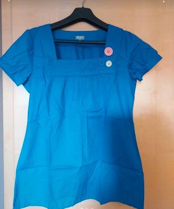 Blouse bleue