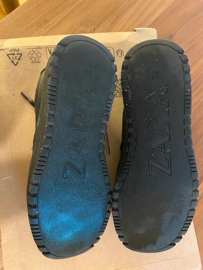 Baskets fille noir Zara 32 - photo numéro 4