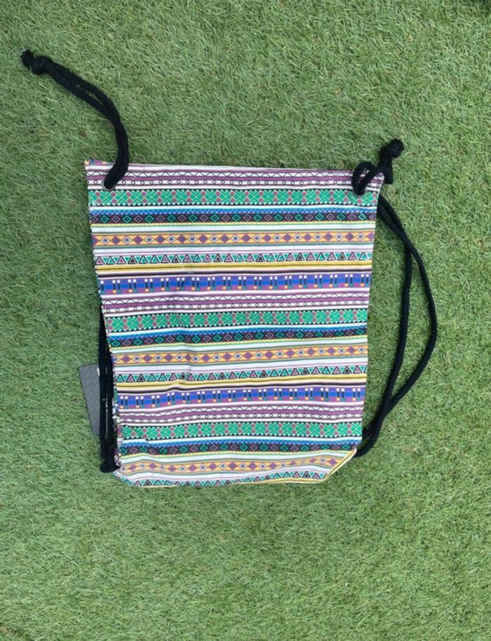 Sac à dos / Sac de sport Simon Neuf avec Étiquette - Motif Ethnique