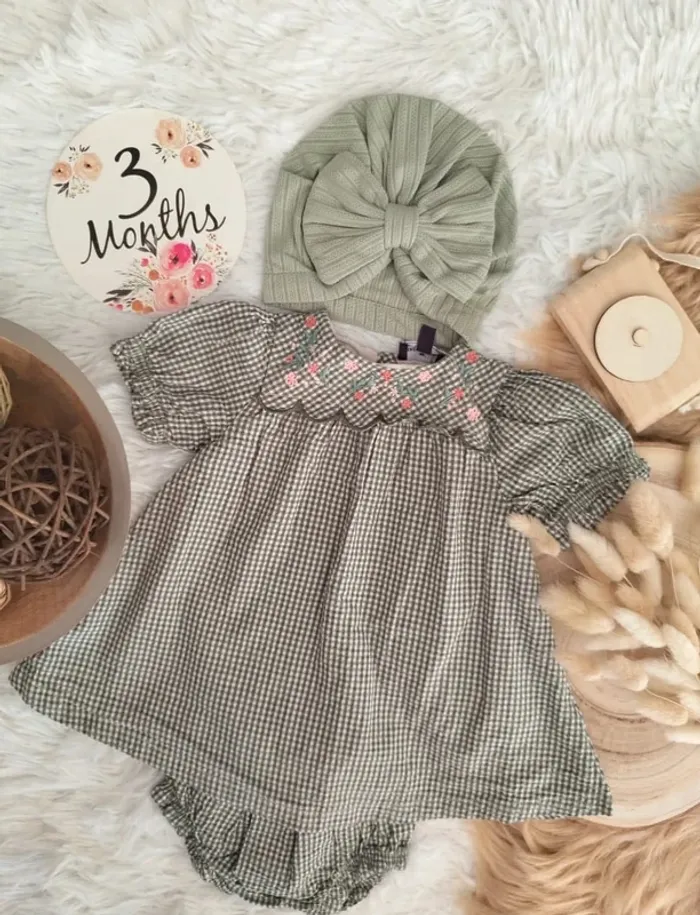 Ensemble complet 5 pièces sergent major fille 3 mois 🎀 - photo numéro 10
