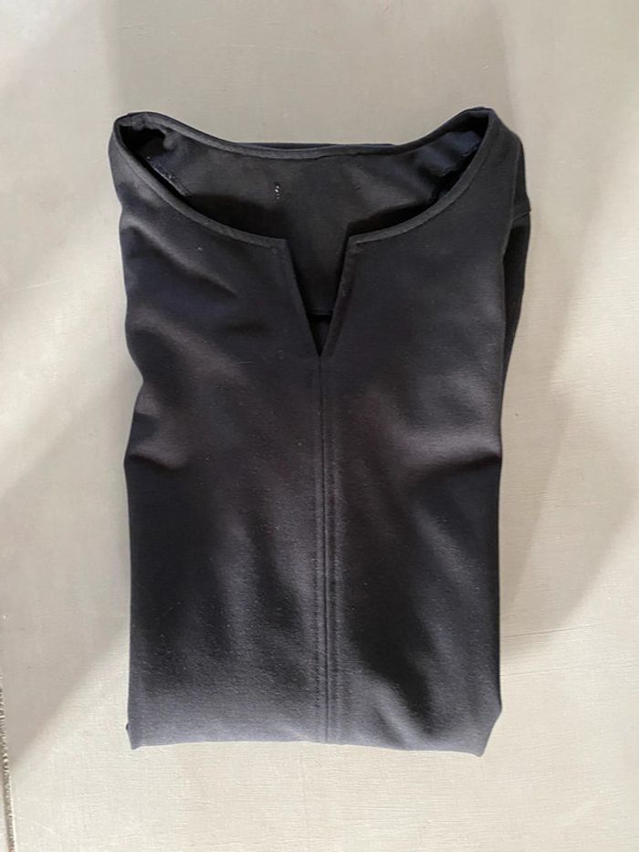 Robe noire vintage style Courrege taille S - photo numéro 17