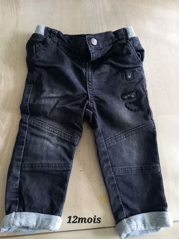 Pantalon garçon 12mois doublé