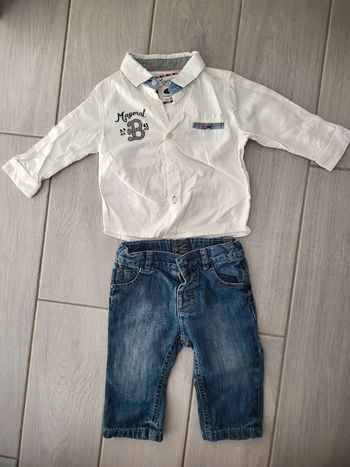 Ensemble chemise et jean mayoral 6mois