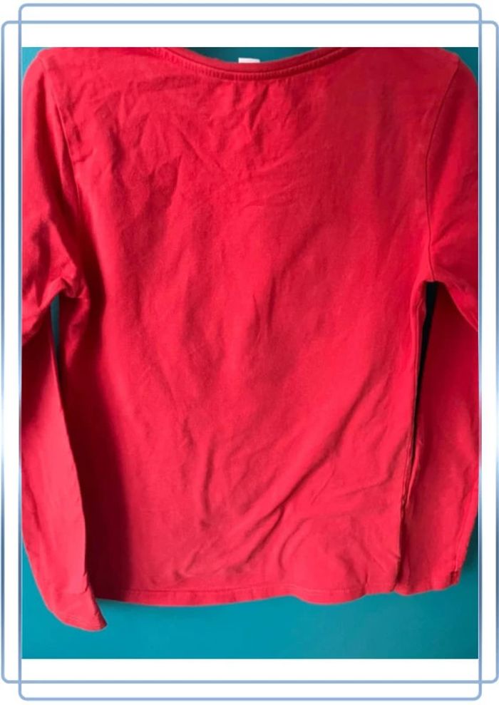 Joli t-shirt manches longues okaïdi 10 ans - photo numéro 2