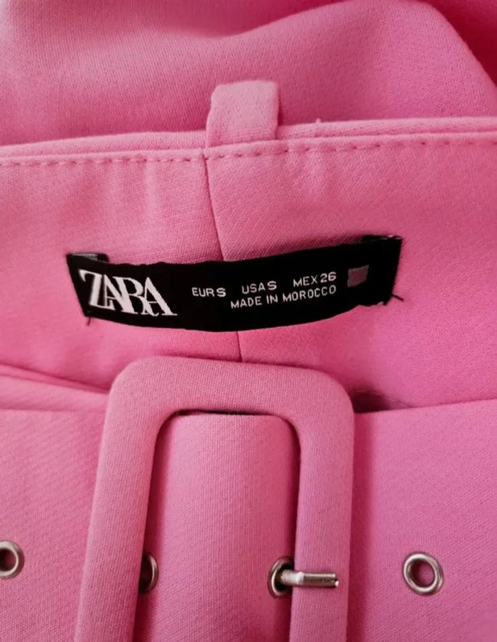 Pantalon rose Zara Taille S Neuf