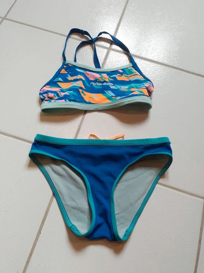 Maillot de bain 2 pièces fille Nabaiji