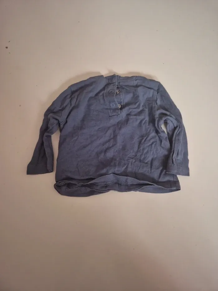 T-shirt à manches longues mickey 3 mois - photo numéro 3