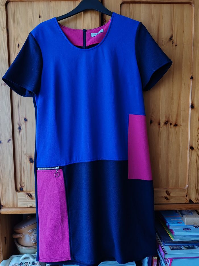 Robe tri couleur