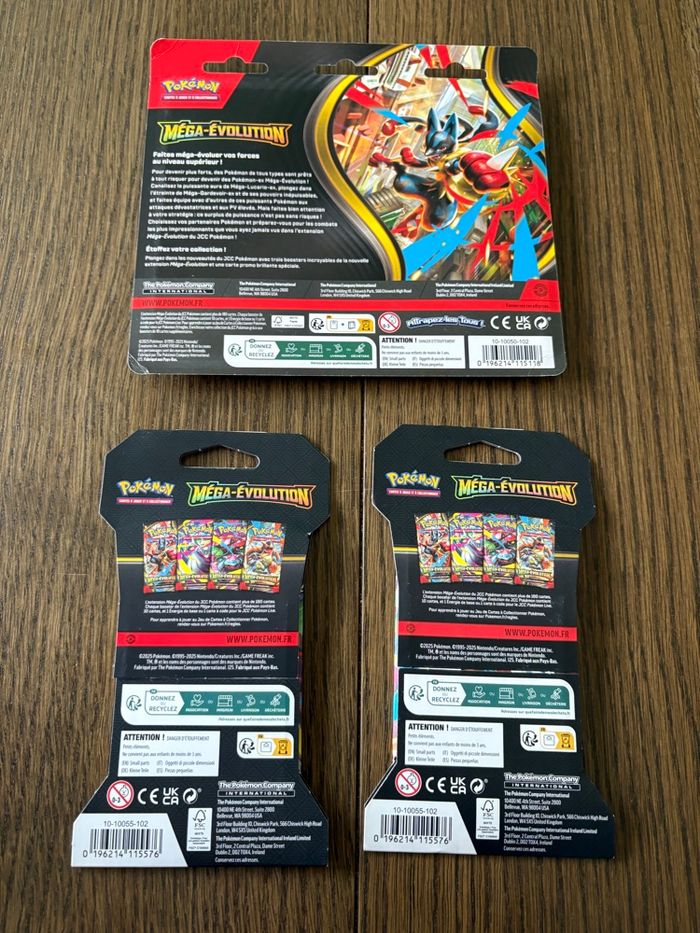 LOT TRIPACK + BLOSTER ME 01 - photo numéro 2