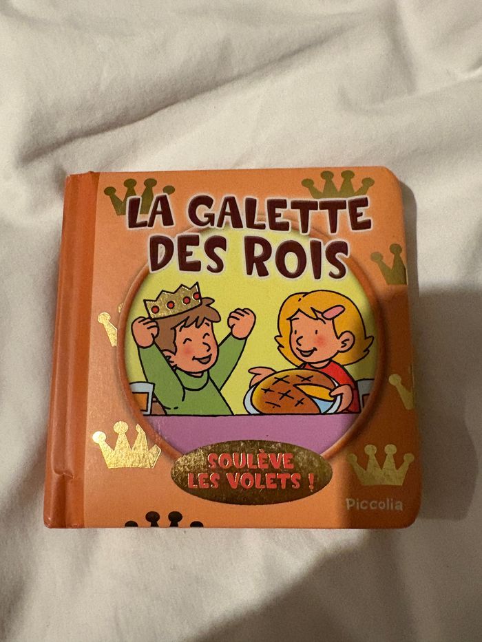 Petit livre avec volet à soulever « la galette des rois » piccolia