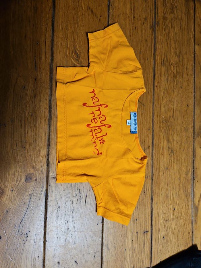 T-shirt crop fille 4 ans