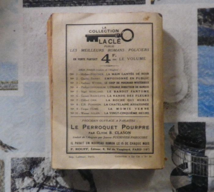 La vingt-cinquième heure de Warner Allen Collection La Clé 1938 - photo numéro 2