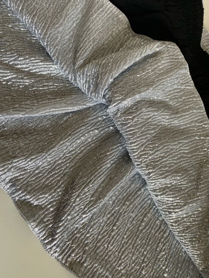 Jupe, IKKS, réversible, taille 3 ans, noir et argenté neuve - photo numéro 3