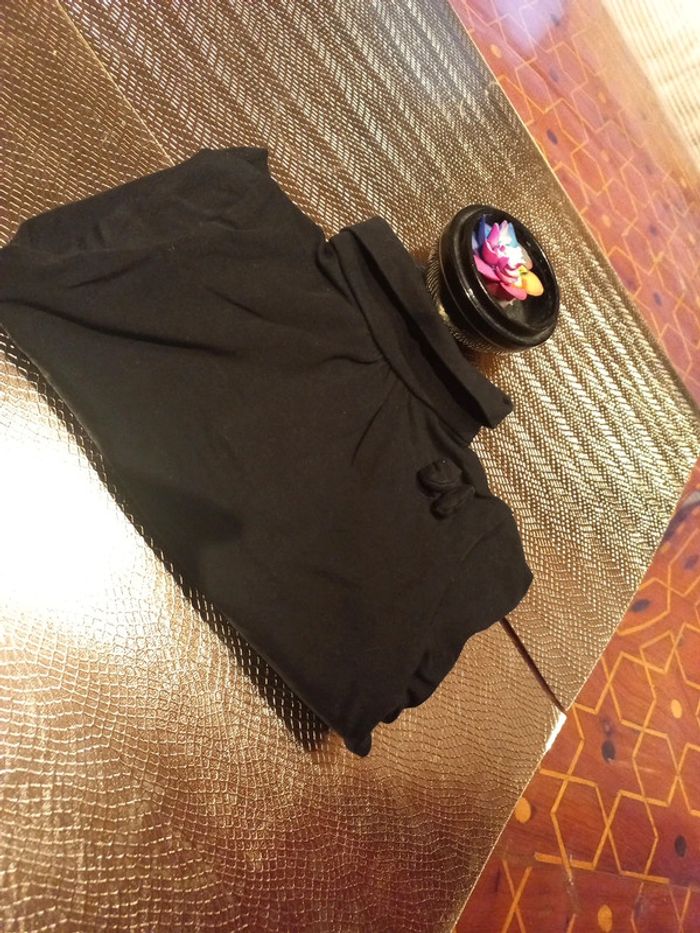 Haut fin a col roulé noir 12 mois - photo numéro 4