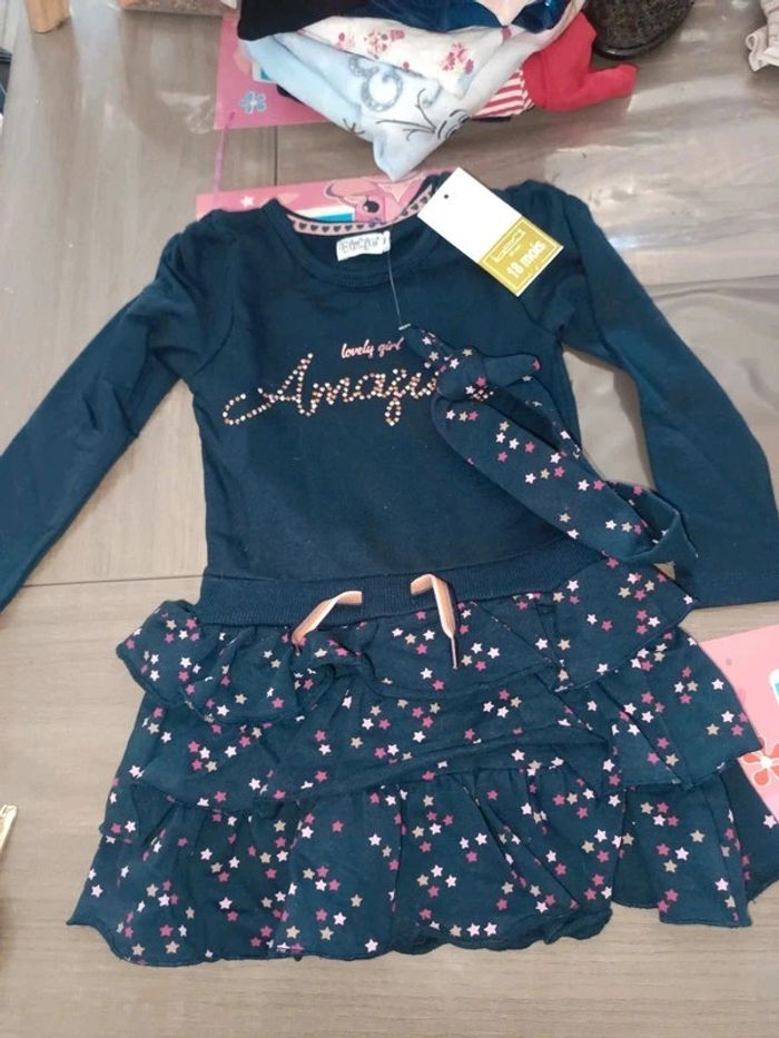 Robe dirkje 18 mois avec bandeau