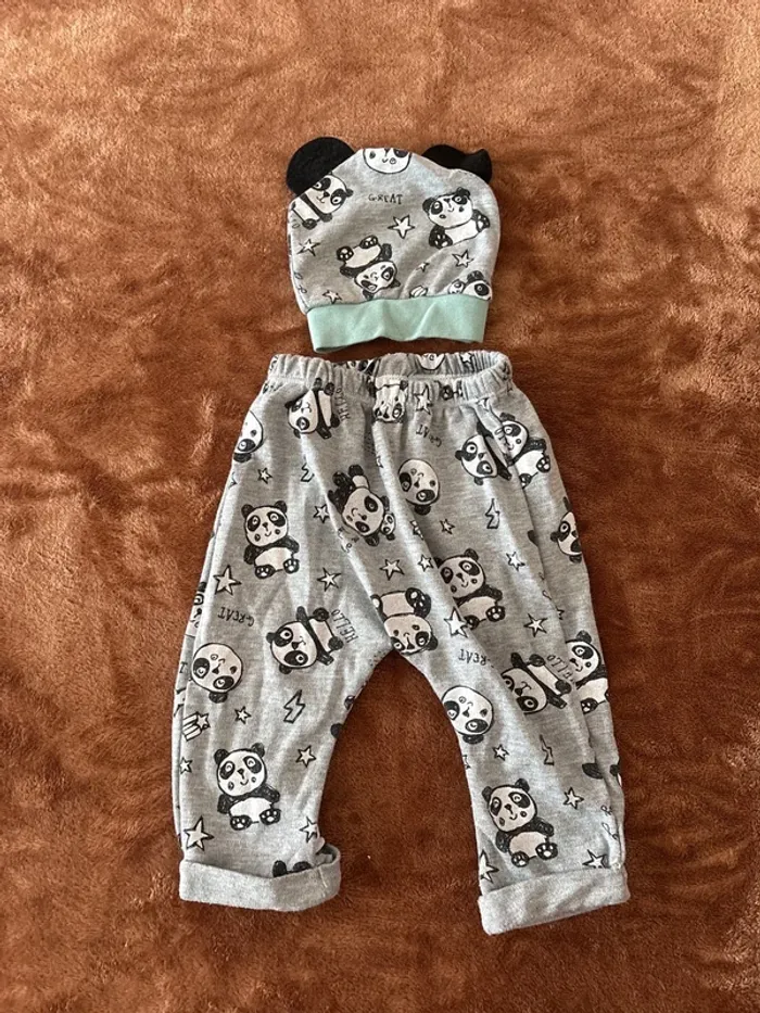 Ensemble bas + bonnet