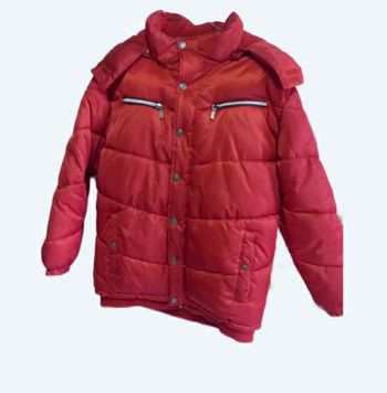 Parka rouge très chaude