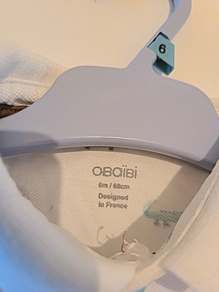 T shirt garçon 6 mois obaibi - photo numéro 3