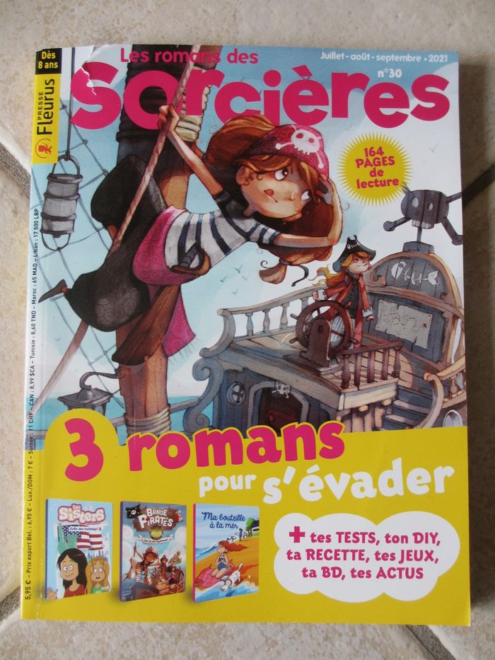 Lot de 3 magazines Le roman des Sorcières n° 27, 30 et 31 - Fleurus - photo numéro 4