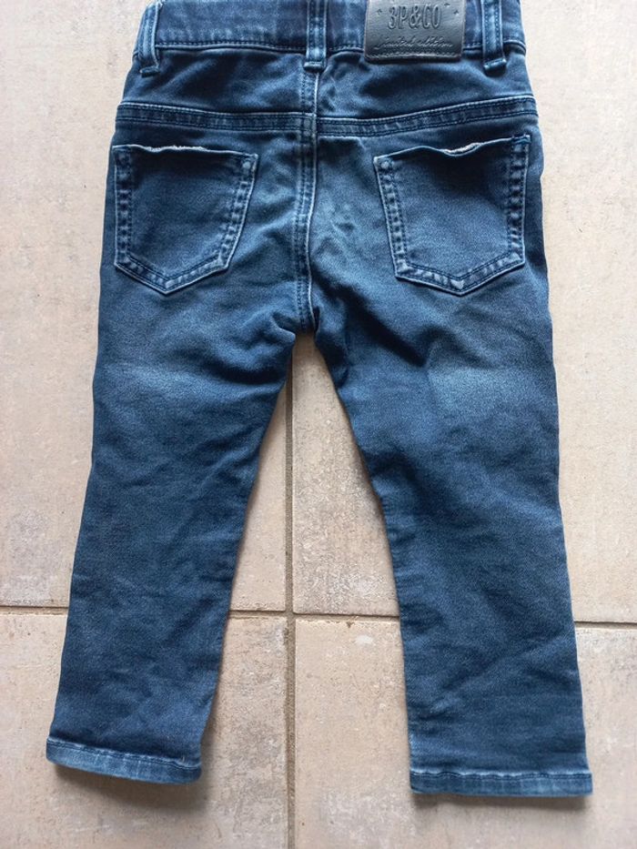 Jean 3Pommes and co 9/12 mois bleu - photo numéro 2