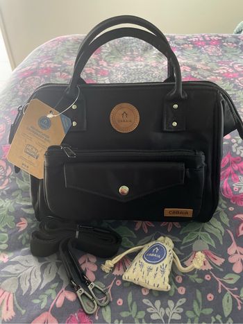 Crossbody Cambridge noir Cabaia en M