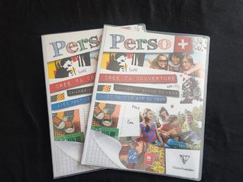 Lot de 2 cahiers personnalisables